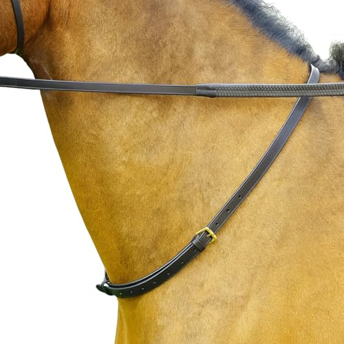 Leather Neck Grab Strap – Horse Riding Balance Aid for Pony, Cob & Full Size