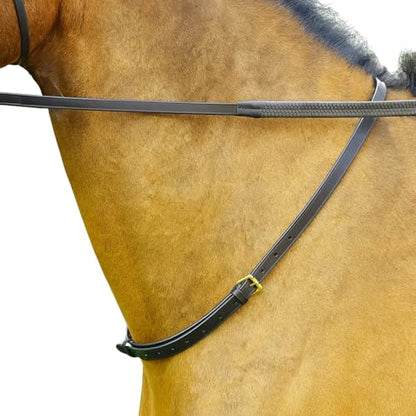 Leather Neck Grab Strap – Horse Riding Balance Aid for Pony, Cob & Full Size