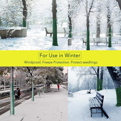Tree Protector Wraps Winter Trees Antifreeze Bandage Tree Bark Protector Tree Wrap for Damaged Bark from Deer and Animal