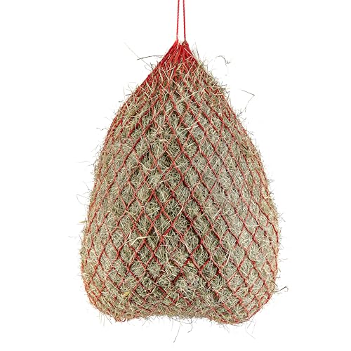 Shires Equestrian Haylage Net - color: Red, size: 50"