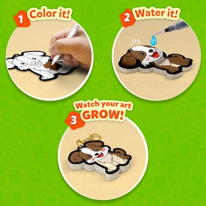 Skillmatics Aqua Puffs Animals, Art & Craft, Paint by Number, Gift for Kids - color: Animals