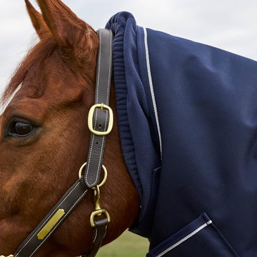 WeatherBeeta ComFiTec Ultra Turnout Detach-A-Neck 220g, Navy, 75" - color: Navy, size: 75"