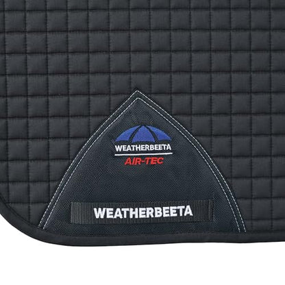 WeatherBeeta Prime Air-Tec Dressage Saddle Pad - color: Charcoal, size: Large