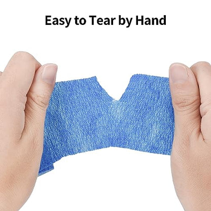 24Pcs Self Adherent Cohesive Bandage Wrap Self Adhesive Bandage Wrap 2 inch - color: Mix Color, size: 24Pcs