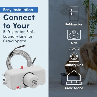 Wall Unit for Auto-Fill Pet Water Bowls