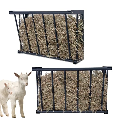 2Pcs Wall Mount Hay Rack 16 Gallon - size: 16INCH(2PCS)