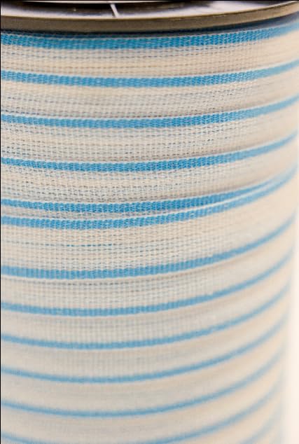 2" Electric Fence Polytape 490' Equine Horse Livestock Electric Fencing White/Blue