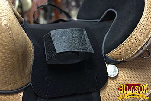 HILASON Western Anti Slip Grip Horse Saddle Seat Cover Black - size: X-Small