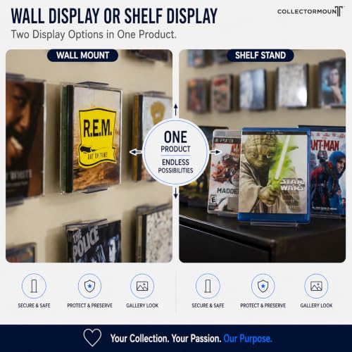 CollectorMount™ DVD & Video Game Display Wall Mount & Shelf Stand, 5 Pack - size: 5 Pack