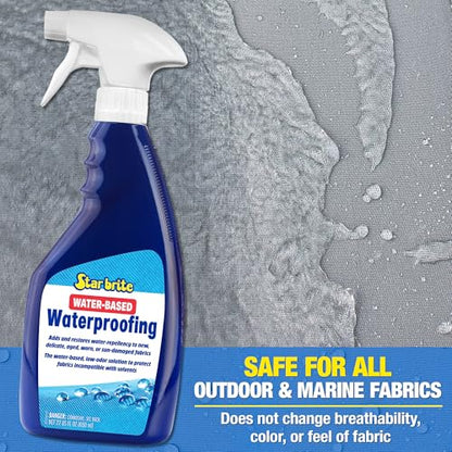 STAR BRITE Water-Based Waterproofing & Fabric Protectant - Low Odor Waterproofer for All Materials- 1 GAL (082200) - style: 1 Gallon