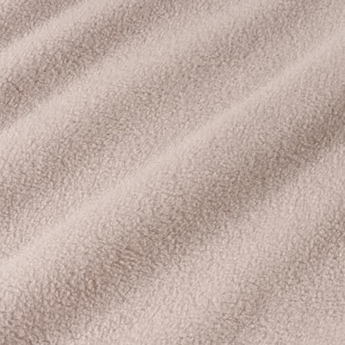 Berkshire Blanket Microfleece Twin Size Bed Blanket Macadamia,Lightweight Soft Breathable Plush Micro Fleece Blanket for Bed Couch Sofa,60x92 Inches - color: Macadamia, size: Twin/Twin XL