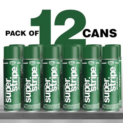 Fox Valley Athletic Field Striping Paint 18 oz Pack of 12, Green - color: Athletic Green