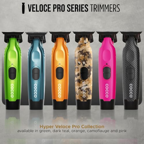 Cocco Hyper Veloce Pro Trimmer, Digital Gap Graphene Blade Edger - color: Pink