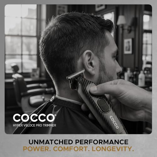 Cocco Hyper Veloce Pro Trimmer, Digital Gap Graphene Blade Edger - color: Carbon Fiber