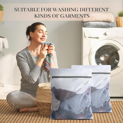 36 Pieces Mesh Laundry Bags Fine Mesh Wash Bags with Zipper Machine Washable Lingerie Bags for Washing Delicates Clothes Garment Underwear Blouse Hosiery Socks Travel, 16 x 20 Inches (Gray) - color: Gray, size: 16 x 20 inches