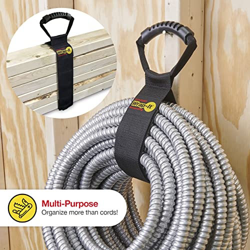 Easy-Carry Wrap-It Storage Straps - 28" (2-Pack) - color: Black, size: 28" (2 Pack)