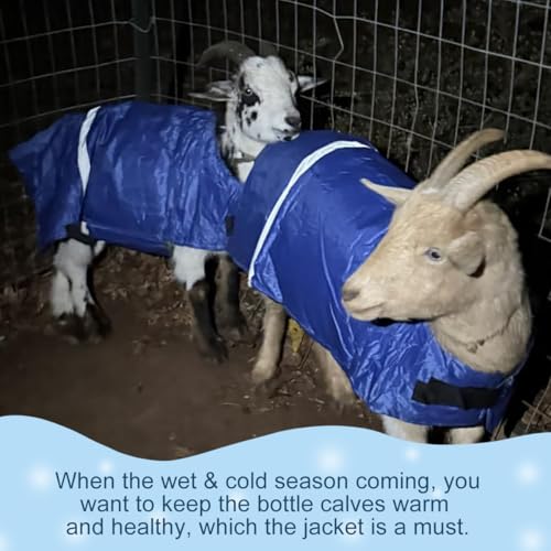 Calf Blanket Calf Coat Calves Warming Blanket, Windproof and Insulated Design, Thickened Belly and Neck Ultimate Protection Adjustable Size Calf Jacket for Complete Warmth and Comfort