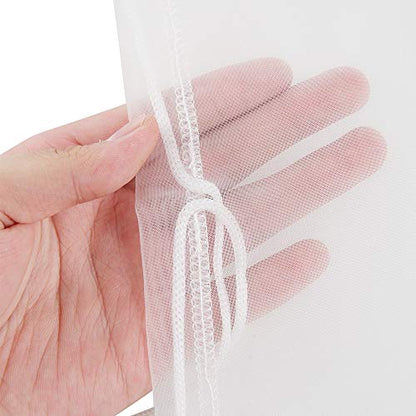 ALEGI Extra Fine 180 Micron Aquarium Filter Media Bags, 12"*8", 6 Pack - size: 12"*8" (6 pack)
