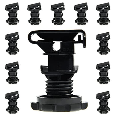 Electric Fence Screw-on Round Post Insulator, 50 Count