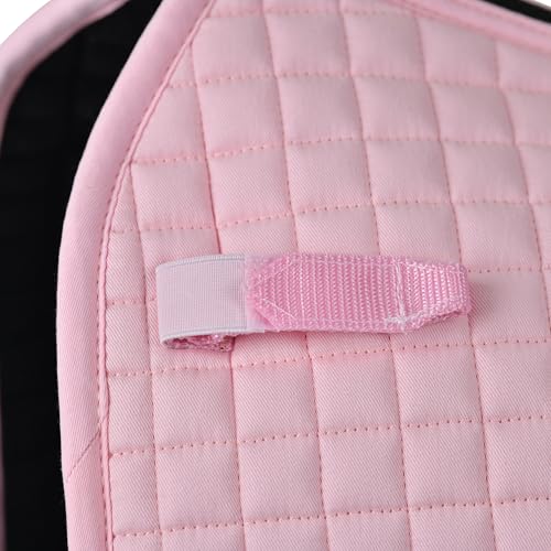 WeatherBeeta Prime Air-Tec Dressage Saddle Pad - color: Light Pink, size: Large