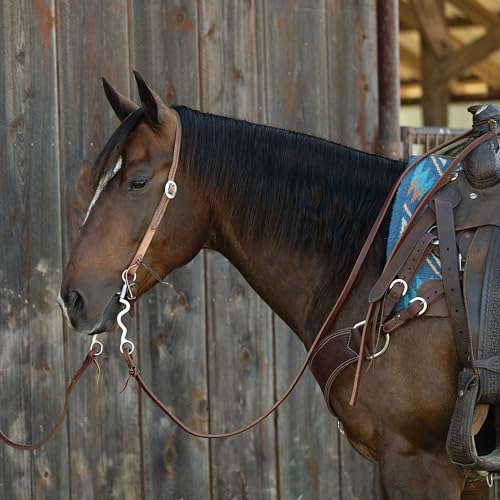 Weaver Equine Synergy Contoured Performance Saddle Pad - color: Quest-Navy/Chestnut, size: 32" x 34"