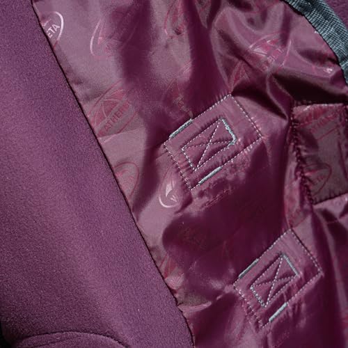 WeatherBeeta Anti-Static Fleece Cooler Combo Neck, Navy/Burgundy, 84" - color: Navy/Burgundy, size: 84"