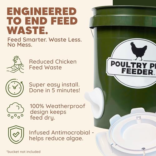 Poultry Pro Chicken Feeder & Waterer Set, 3 Ports, Hole Saw & Waterer - style: Feeder and Waterer Bundle