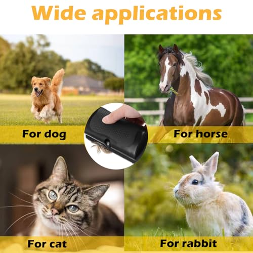 Deshedding Dog Brush, 2025 Upgraded Pet Hair Remover Comb for Shedding, Efficient Pet Hair Trimmer for Dogs, Cats, Rabbits and Horses, Ergonomic Pets Grooming Tool for Matted and Long Hair