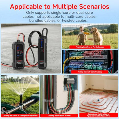NOYAFA Underground Wire Locator,Underground Cable Locator