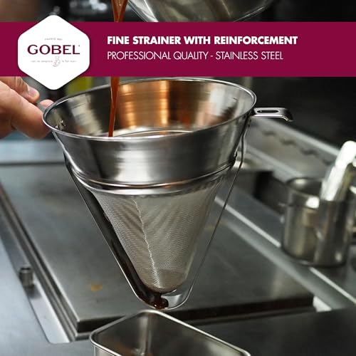 Gobel - Fine Mesh Conical Strainer (Chinois), Stainless, 8 in
