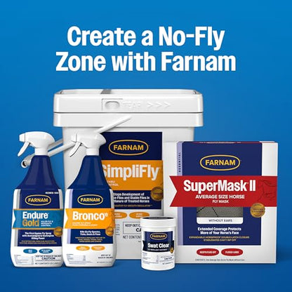 Farnam Endure Gold Killer Fly Spray for Horses, Kills Biting Flies, 32 oz - size: 1 Quart