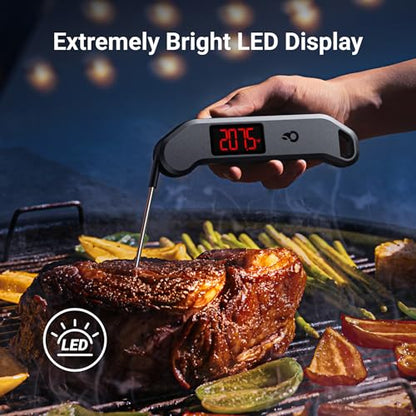 ThermoMaven 1 Sec Professional Digital Meat Thermometer, ±0.5℉ Accuracy - color: Black