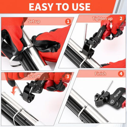 300-Piece Metal Zip Ties Gun Kit,12 Inch 304 Stainless Steel Ties Heavy Duty Outdoor,Adjustable Fastening Cutting Tie Tool for Fence, Chicken Coop,Cables, Pipesas well as Outdoor binding - size: 300PCS