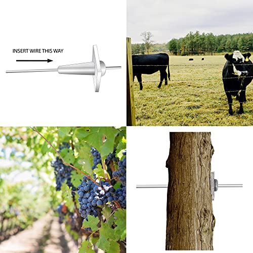 Mabeeze Anchor Vise 8-11 Gauge Wire Tightener, 10 Pack | One-way grip for grape trellis, vineyard, arbor, and fence wire tensioning - size: 8-11 gauge