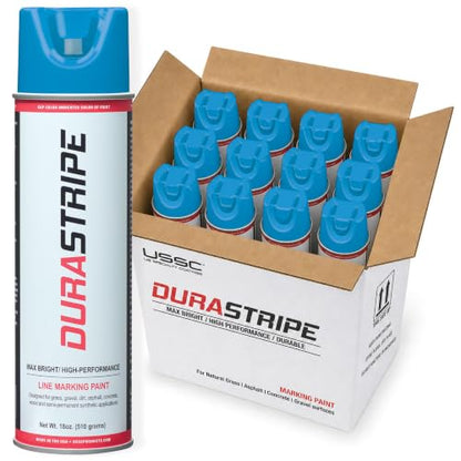 Inverted Utility Marking Spray Paint 18oz (Handicap Blue) - color: Handicap Blue