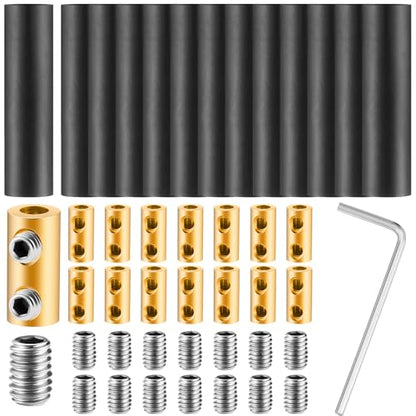 Relaxweex 15 Sets Underground Wire Splice Kit Suit for Wire Under 12 Awg Amp Splicing Quick Wiring Connection Nut Kit Terminal with Shrink Tubes and Screws Circuit Connector(60V) - style: 60v