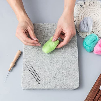 Irenare 148 Pcs Needle Felting Kit, 8x10 Mat Needles Tool Set