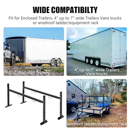 Colinktool Adjustable Roof Ladder Racks,Trailer Ladder Racks