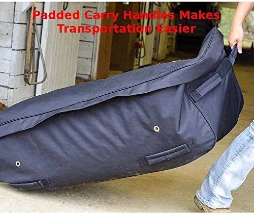 Derby Originals Waterproof Rolling Hay Bale Bag with Easy Carry Handles for Hassle Free Storage and Transport