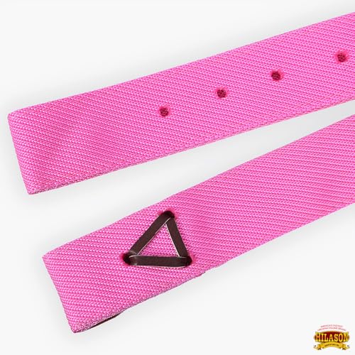 HILASON Nylon Cinch Tie Strap Off Billet Set, 36 Inch - color: Pink