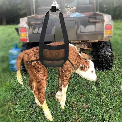 Calf Sling for Weighing Animals Heavy-Duty Nylon Hanging Weight Scale Sling