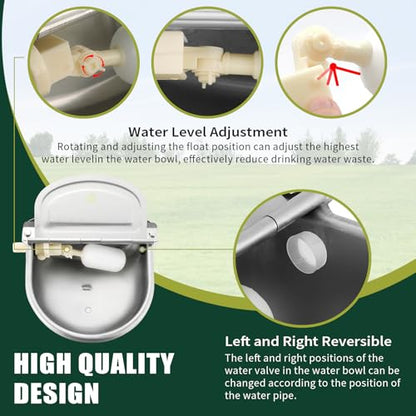 Automatic Animal Drinking Water Bowl, Livestock Waterer
