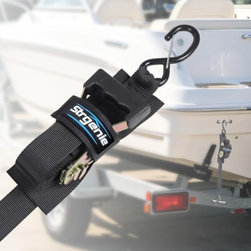 1.6IN 4FT Transom Tie Down Straps Heavy Duty Ratchet Straps - size: 1.6" x 4'