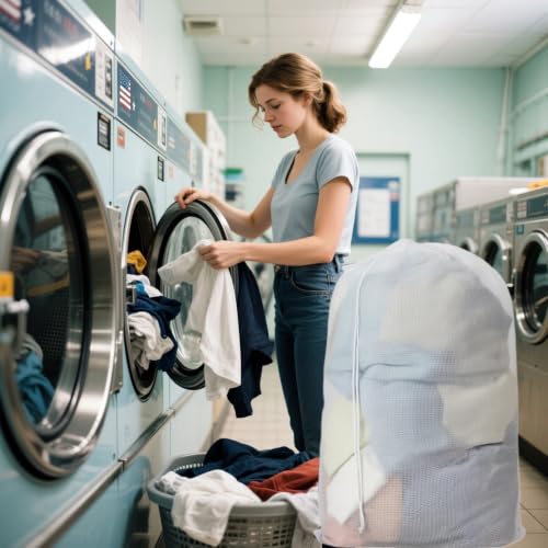 Large Laundry Mesh Bags, 4 Pack 24 x 36 Inch