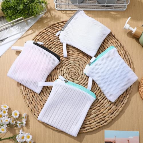 Cabilock 8 Pack Mini Mesh Laundry Bags for Delicates - 4.7" Small Wash Bags