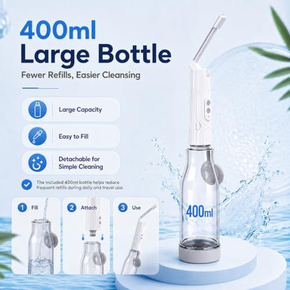 Portable Bidet for Travel, 400ml Rechargeable Electric Bidet Sprayer