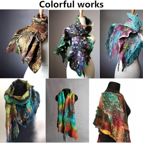 Wool Carding Machine, Wide Drum Carder, Fast Color Mixing and Flexible Brush Design, Efficient Wool Processing & No Electricity Needed, for DIY Wool Felt, Handicraft Enthusiasts
