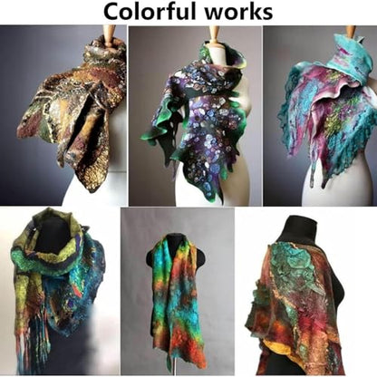 Wool Carding Machine, Wide Drum Carder, Fast Color Mixing and Flexible Brush Design, Efficient Wool Processing & No Electricity Needed, for DIY Wool Felt, Handicraft Enthusiasts