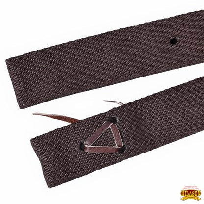 HILASON Nylon Cinch Tie Strap Off Billet Set, 36 Inch - color: Brown