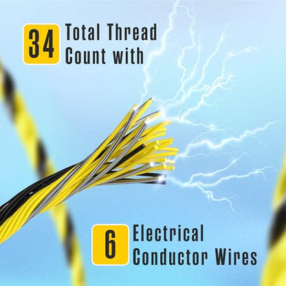 Electric Fence Wire, Hot Wire Fence, Agricultural, 1026 Meters (3366 Feet) - size: 1,026 Meters (3,366 Feet)